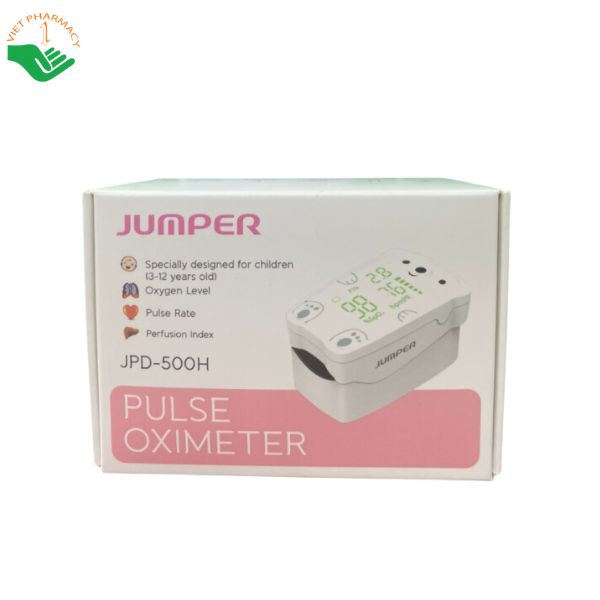 Máy đo nồng độ oxy máu và nhịp tim SPO2 Jumper JPD - 500H